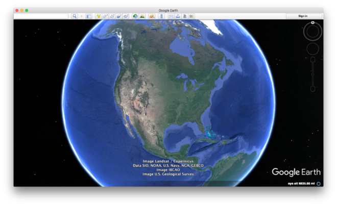 google earth live satellite feed